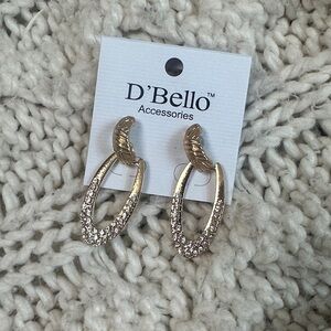 Gold and Silver Trendy Mixed Metal Hoop Earrings